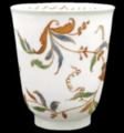Vaso de cerámica italiana esmaltada.