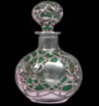 Frasco estilo Art Nouveau para perfume.