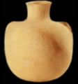 Botella fabricada en la prehistoria.