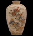 Botella de cerámica japonesa.